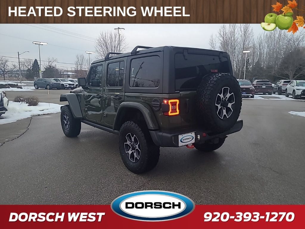 2023 Jeep Wrangler — rear three-quarter view