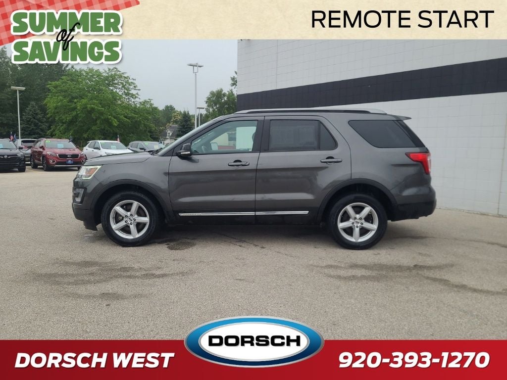 2017 Ford Explorer — rear three-quarter view