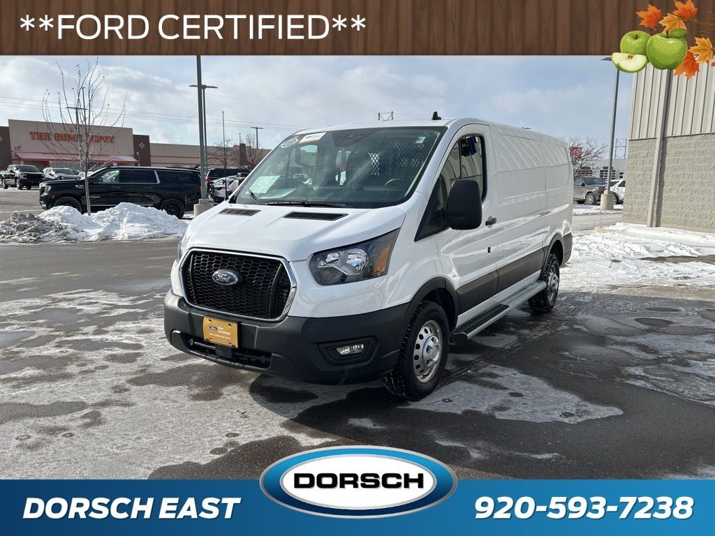 2024 Ford Transit-250 Base in Oxford White — front three-quarter view