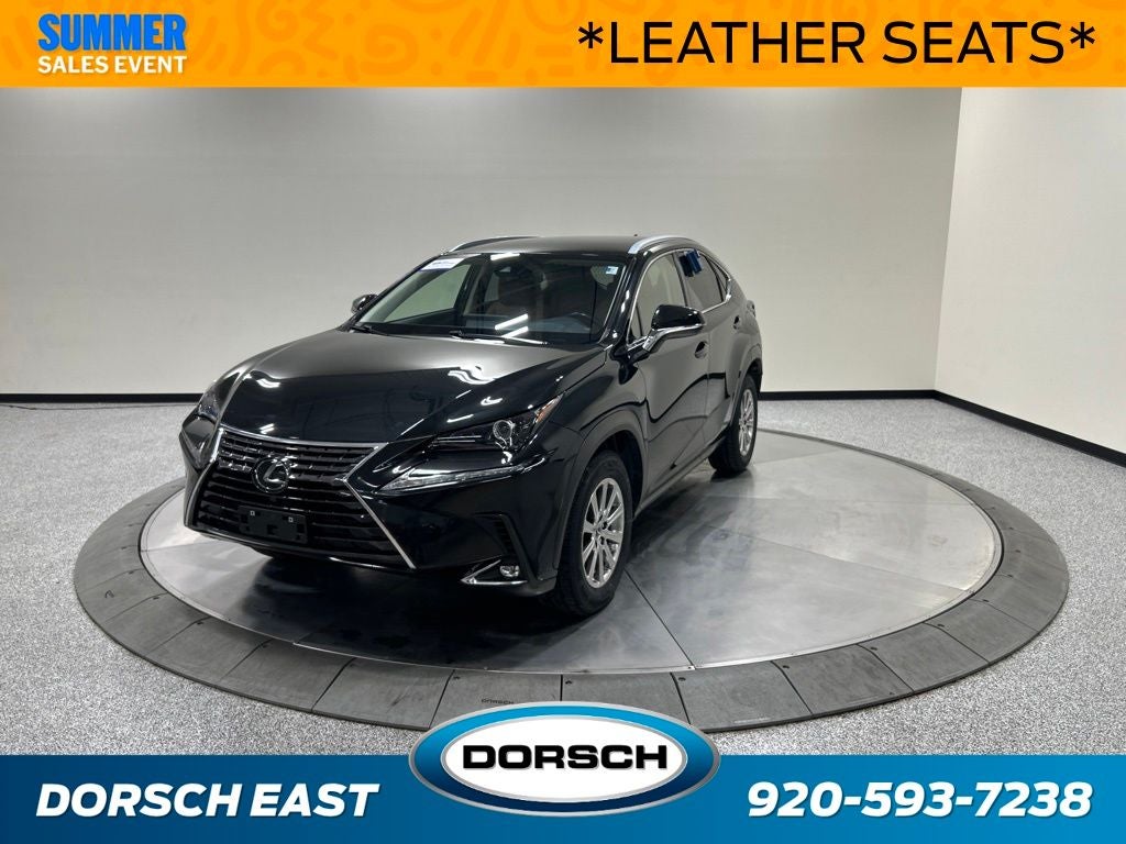 2021 Lexus NX 300 Base in Caviar — front three-quarter view